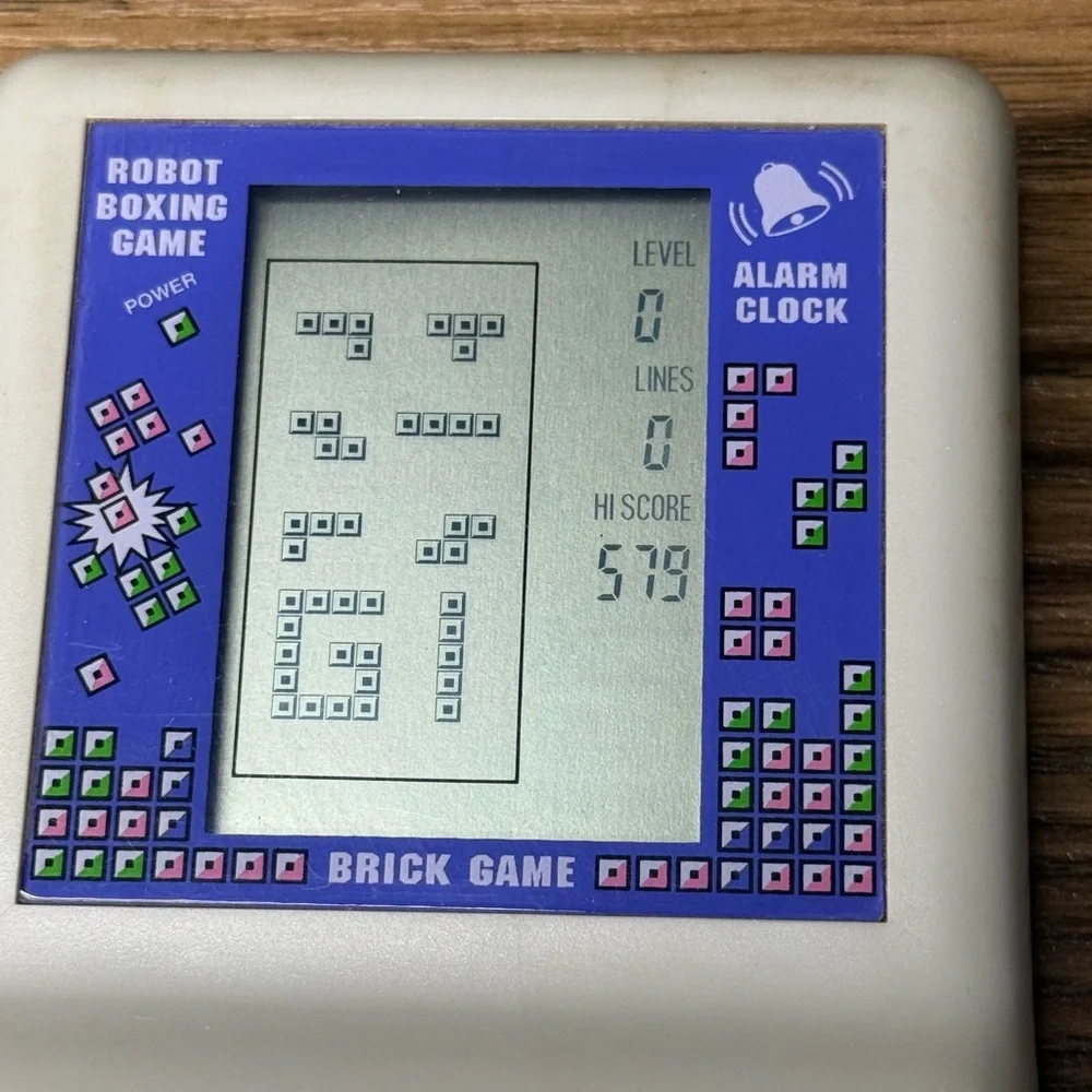 Super Gear V92 Brick Game - 3 in 1 Vintage Handheld Electronic Games